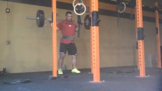 Behind the neck press. 243x4.