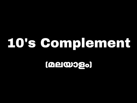 10's Complement