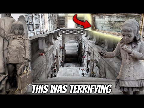 Intense Crypt Explore With Glass Coffins Staglieno Genoa 