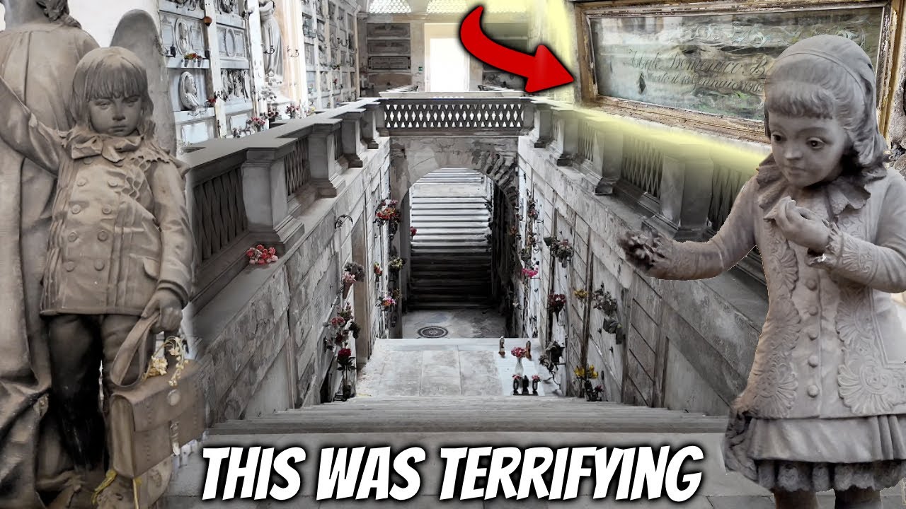 Intense Crypt Explore With Glass Coffins - Staglieno Genoa 🇮🇹