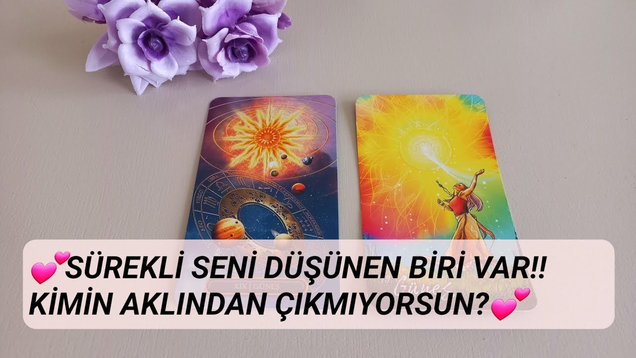Harfli‼️SÜREKLİ SENİ DÜŞÜNEN BİRİ VAR‼️KİMİN AKLINDAN ÇIKMIYORSUN⁉️