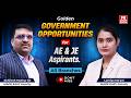 Golden Government Opportunities 2026 for AE &amp; JE Aspirants | SSC JE | RRB JE | All Branches