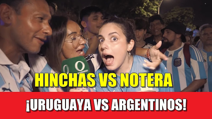 NOTERA URUGUAYA VS HINCHAS ARGENTINOS | "Uruguay Tiene 4 Copas del Mundo" | Copa América 2024