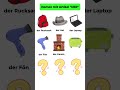 Wie viele Wörter mit DER kennst du schon? Deutsch für Anfänger #deutschfüranfänger #germanlessons