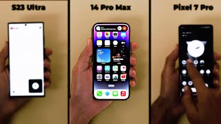 iPhone 14 Pro Max Lagging - Galaxy S23 Ultra vs iPhone 14 Pro Max vs Pixel 7 Pro