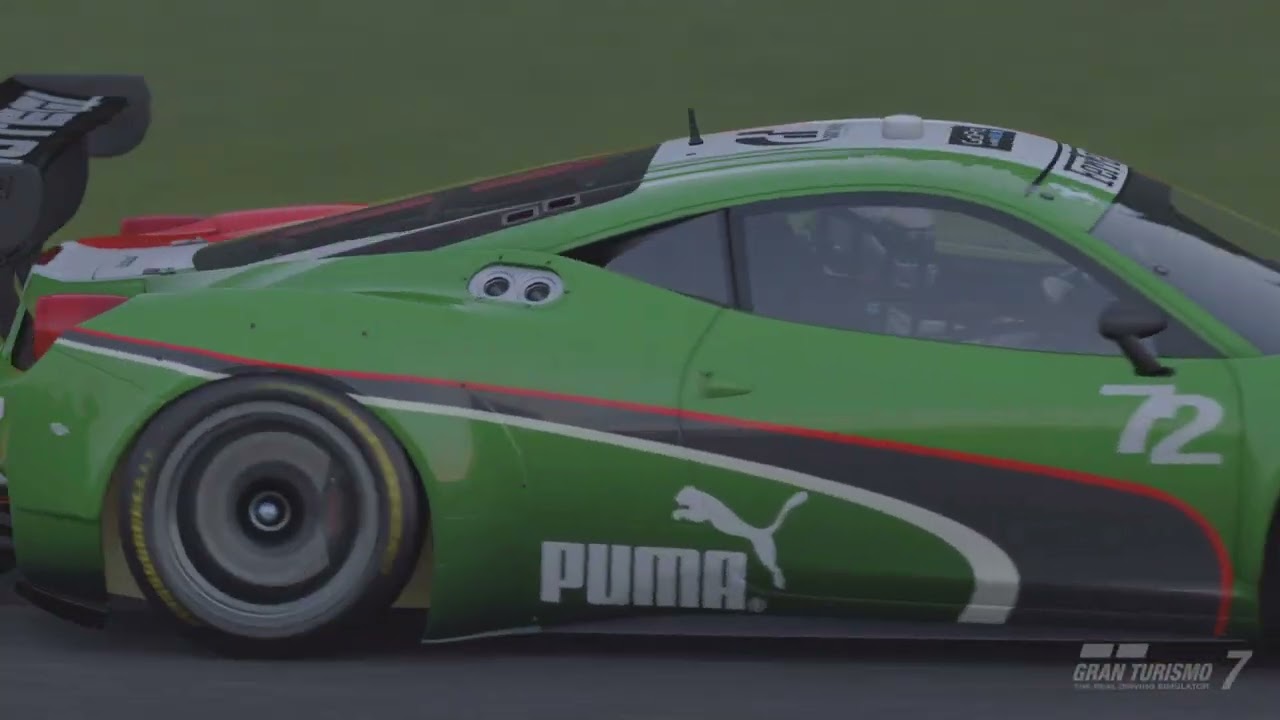 Ferrari 458 Gr3 Spa 24hr dusk