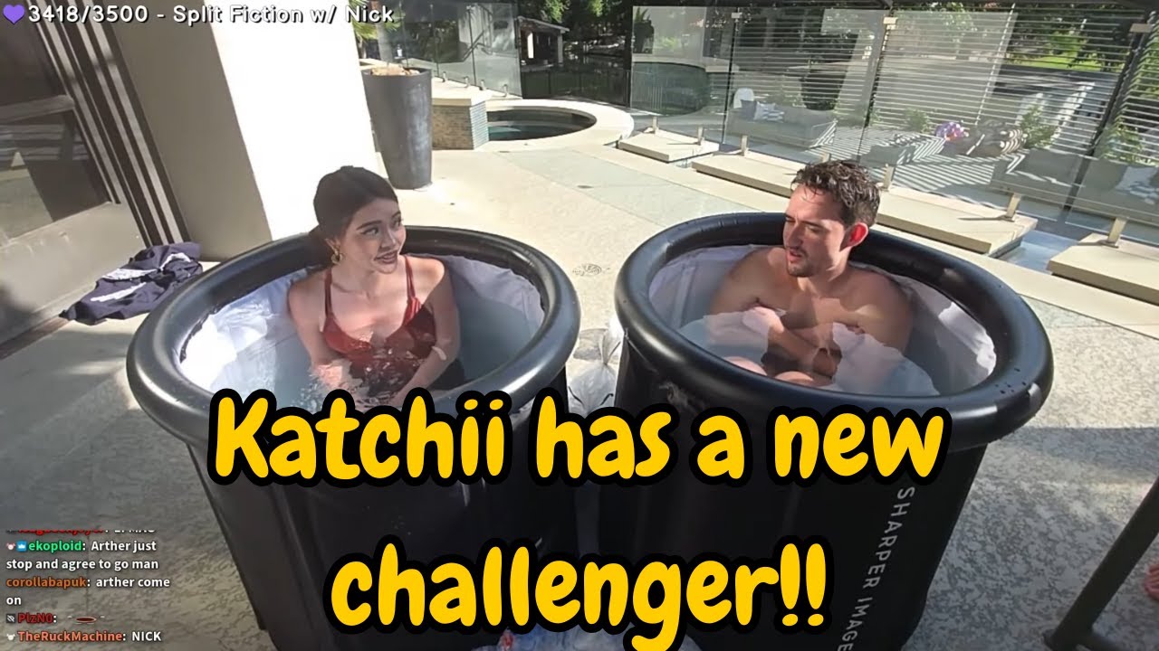 Ice bath challenge part 2 FT Nick Arther Katchii Acie Dean And Emily