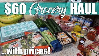 $60 Walmart Grocery Delivery Haul With Prices!