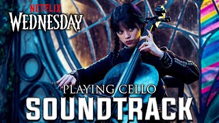 Wendnesday Playing Cello | Paint It Black - The Rolling Stones | Netflix Episode 1 Soundtrack