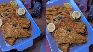 Simple fried hake recipe |  fried hake fillets | Pan fried hake