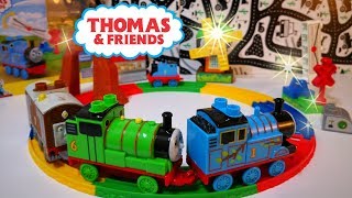 Unboxing And Playing Thomas And Friends Mega Bloks Thomas Ft. Toby And Percy