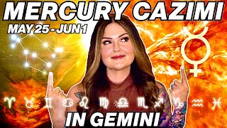 Mercury Cazimi in Gemini 2025 | All 12 Signs