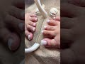 White ☁️☁️☁️VV#pressonnails #pressonnail #Squarenails #toenail #toenails