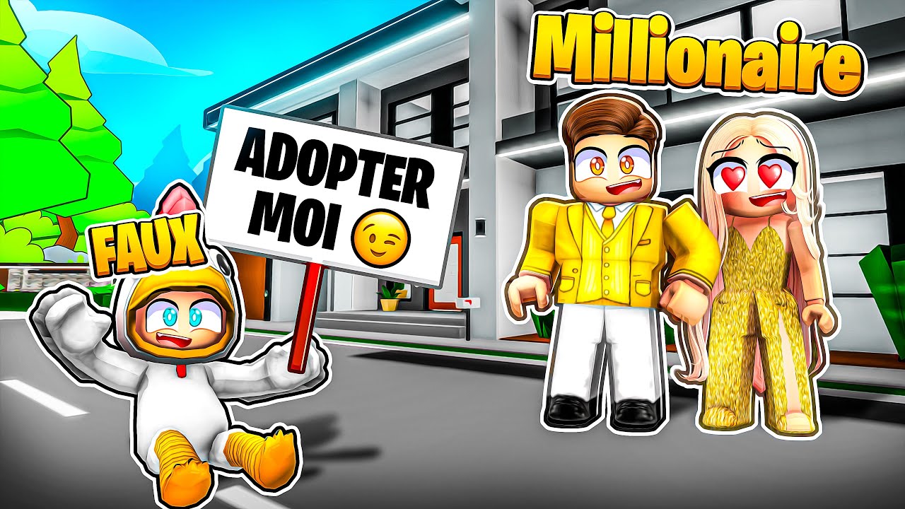 Je deviens un FAUX BÉBÉ pour la FAMILLE MILLIONNAIRE sur Brookhaven RP !