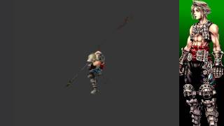Dissidia 012[duodecim] Final Fantasy: Character Animations - Vaan (Final Fantasy XII) ASSIST