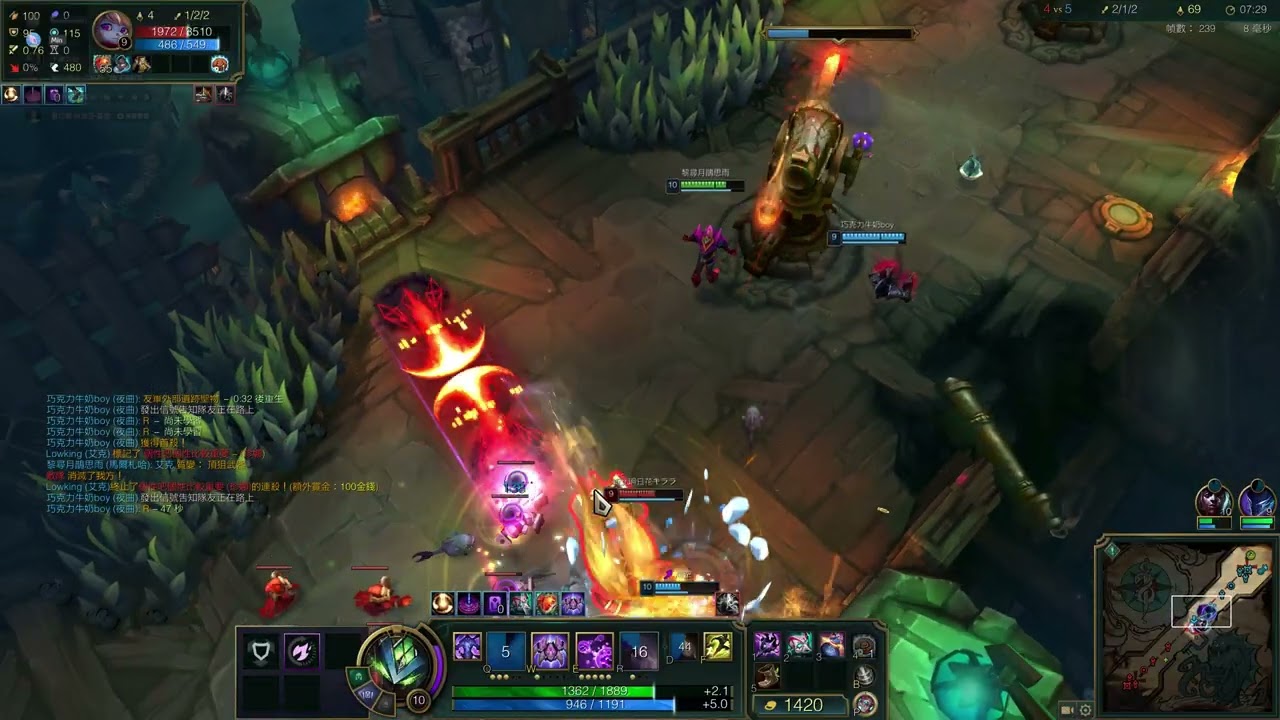 《 3V3內戰 》超級爆笑 ! 波比竟可以把這遊戲玩成18+驚悚級 ｜英雄聯盟-單中大混戰【黎尋月、樓金、阿潘、樓金的朋友】