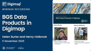 Geology Collection BGS Data Products in Digimap