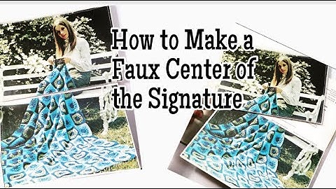 Part 3 of 3 Embellishments & Ephemera HOW TO MAKE A FAUX CENTER OF THE SIGNATURE Lace Covered Skies