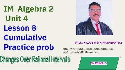 Unit 4 Lesson 8 Practice Problems | Algebra 2 | Illustrative Mathematics