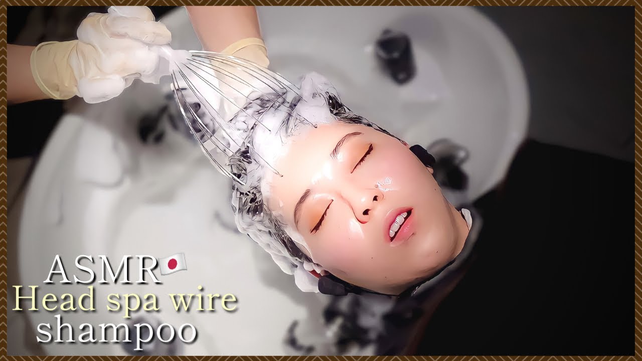 [АСМР] Это приятно. Улучшение бессонницы Шампунь и массаж избавят вас от усталости.