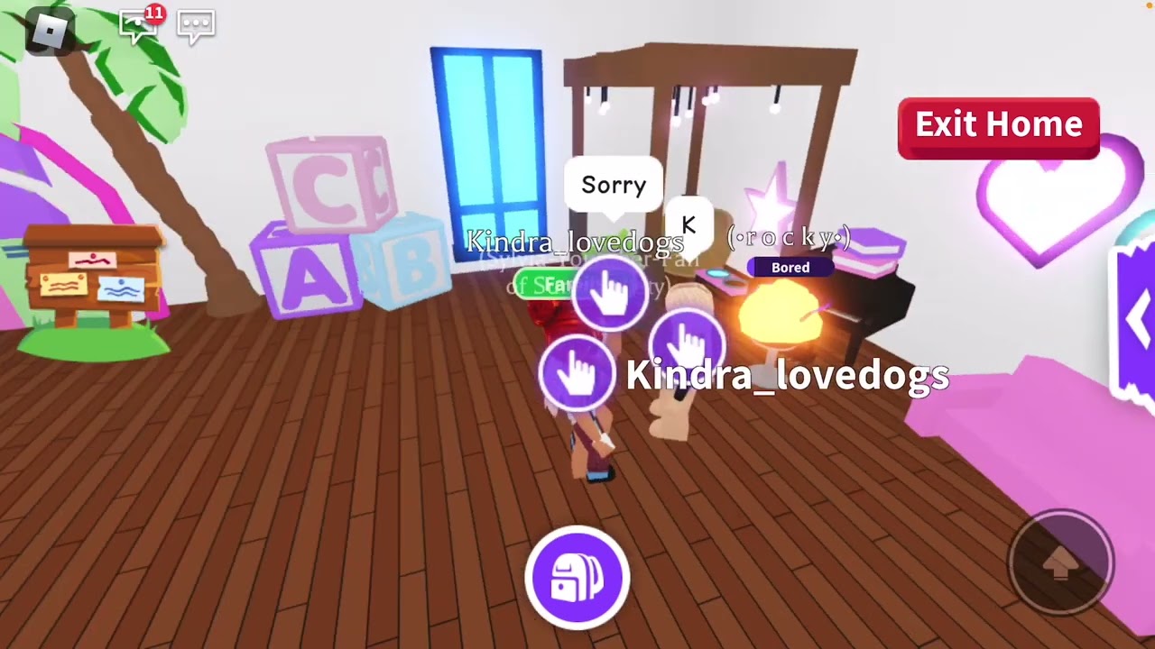 Found a scammer in adopt me! Fake pick a door.