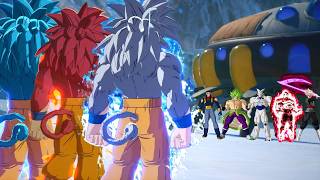 Goku Ssj4 God Form Vs Super Villains Dragon Ball Sparking Zero