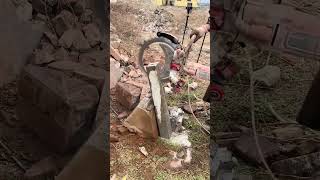 🔥 Powerful Circular Wall Cutting Machine | Fast & Accurate Concrete Cutting 😱#ConcreteCutting