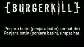 BURGERKILL Penjara Batin Lirik lagu vidio Metalcore Indonesia