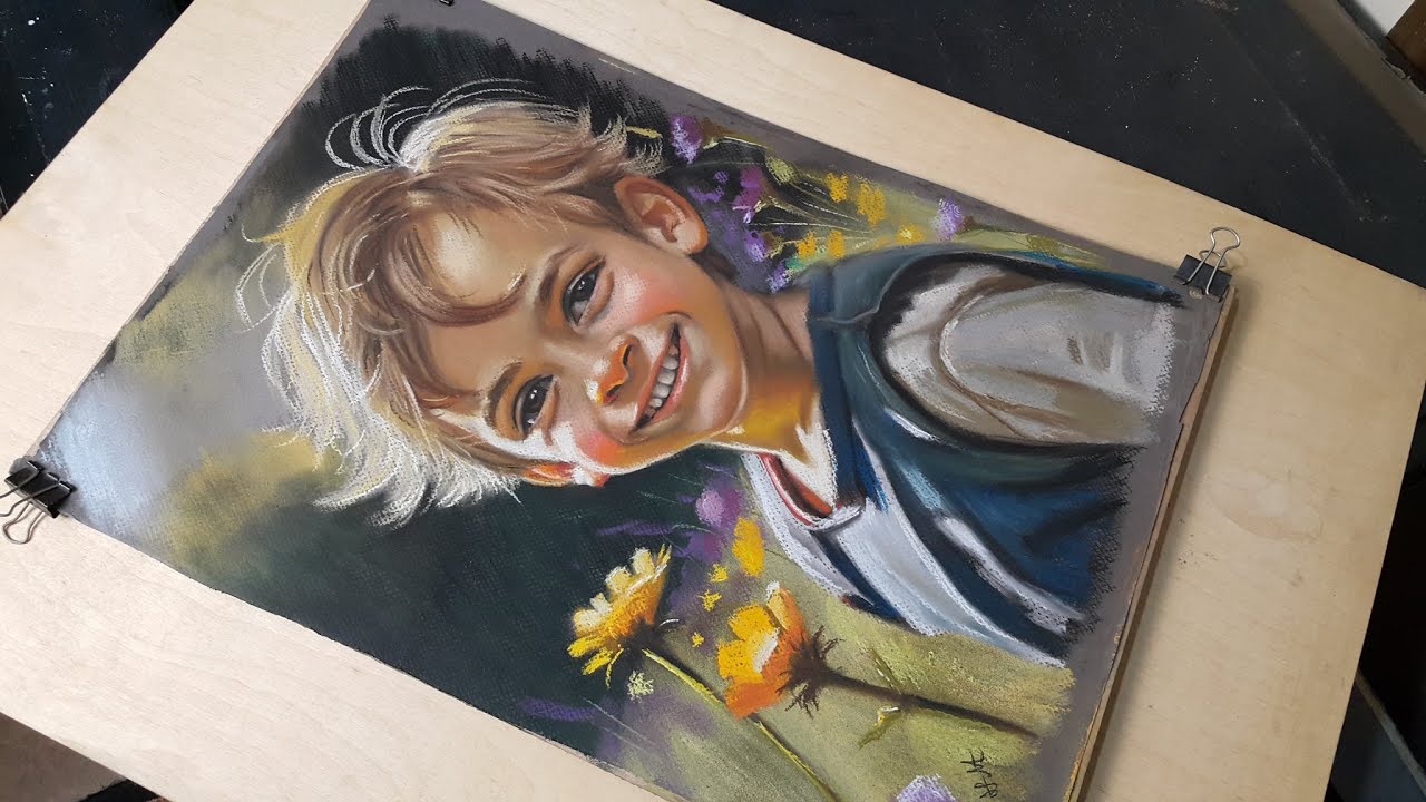 أسرار رسم البورتريه بالالوان السوفت باستيل للمبتدئين