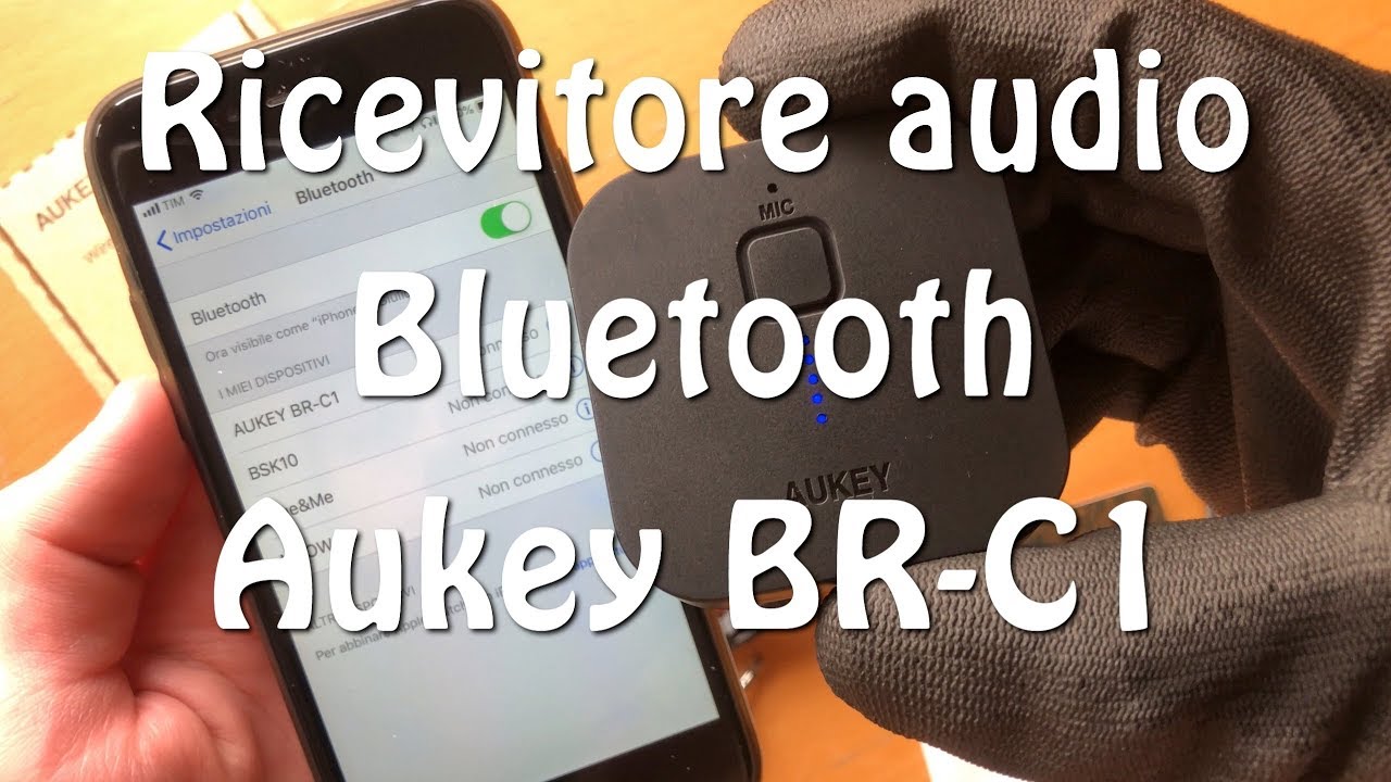 Ricevitore Audio Bluetooth Aukey Br C1 Recensione Youtube