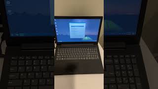 Power cycling my Lenovo Ideapad 130–15AST laptop #retrotech #retropc #thriftstorefinds