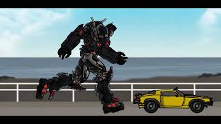 Transformers dc2 test animation bumblebee & arcee vs nemesis prime