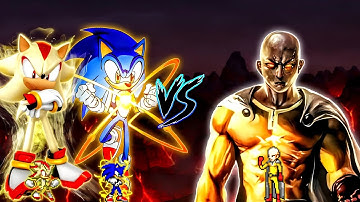 Sonic Chaos RN V2 OP (all form) & Shadow OP (all form) VS Manga Saitama OP in Jump Force Mugen
