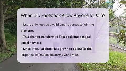 When Did Facebook Allow Anyone to Join? - Everyday-Networking