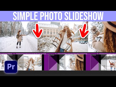 How To Create A Simple Photo Slideshow In Premiere Pro