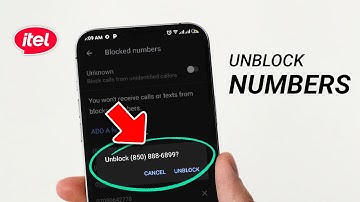 How to Unblock Numbers on itel Phone