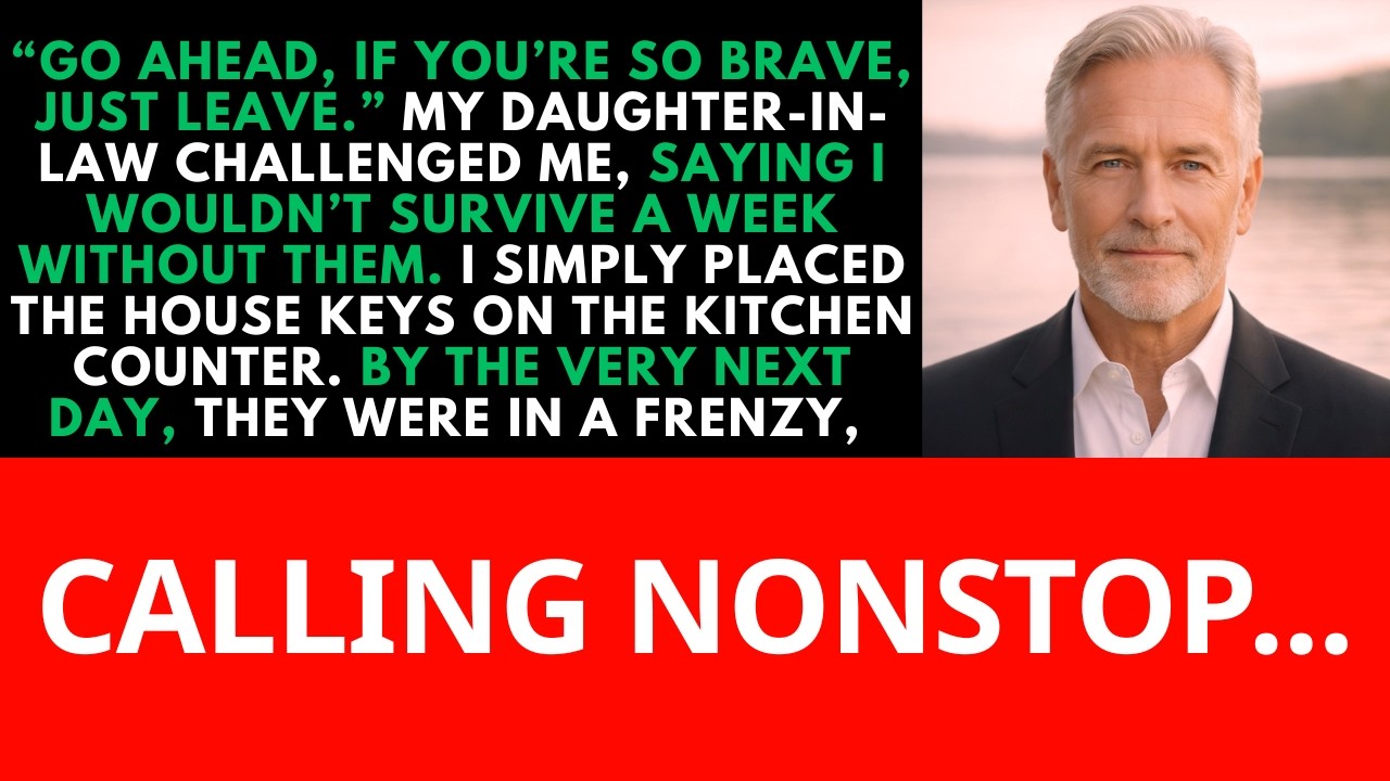 My Daughter-in-Law Said I Wouldn’t Last a Week Without Them — So I Burned Their Whole Empire Down.