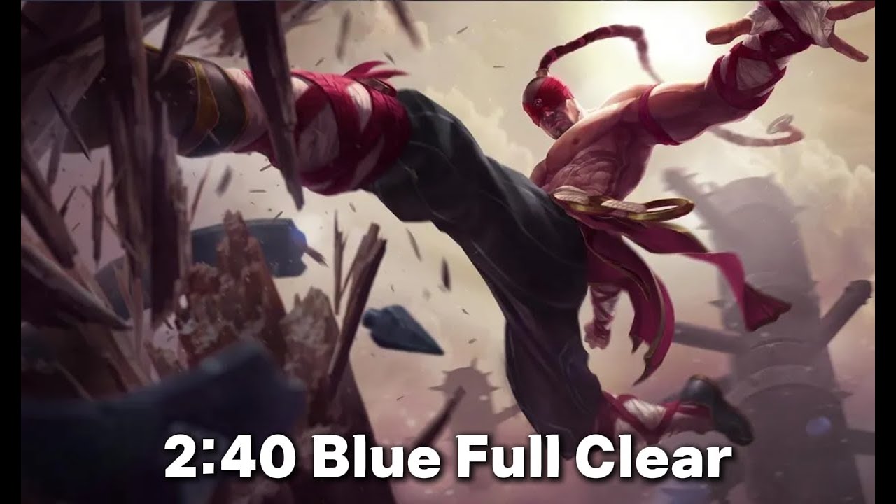 26.1 리신 블루 2분 40초 정글링 풀캠 (1강타) 강의