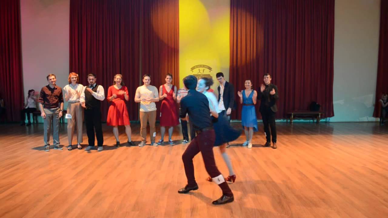 Jack'n'Jill Open Final - Heat 1 1st Couple (Big SWAY's Opening)