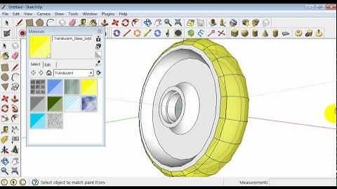 SketchUp Caster Wheel