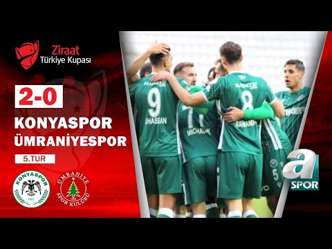 Konyaspor 2-0 Ümraniyespor MAÇ ÖZETİ (Ziraat Türkiye Kupası 5. Tur Maçı) / 30.12
