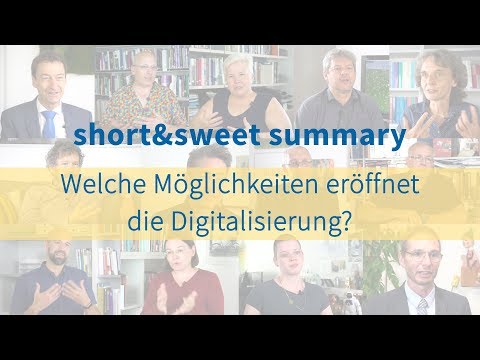 Short&Sweet Summary 1: Ringvorlesung „Digitale Transformationen“, WS 2019/20, Uni Wien