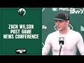 Jets QB Zach Wilson reacts after their 30-6 victory over the Texans | SNY