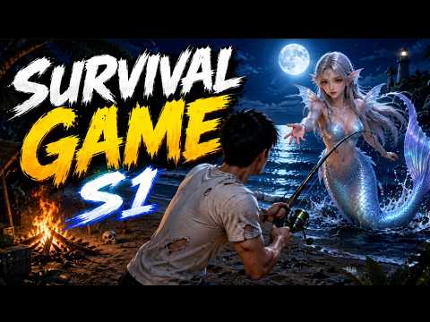 SURVIVAL GAME  S1 - I lost everything but i captured a MERMAID - MULTISUB