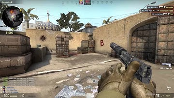 CSGO 1v4 clutch while trolling and playing music