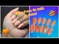 Watch Me Make Abstract Press On Nails| Easy Press On Design