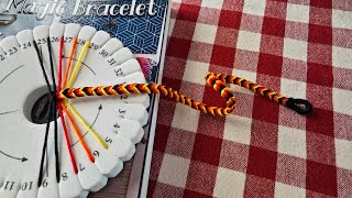 Kumihimo Simple Tutorial Braid Technique (10 Threads)
