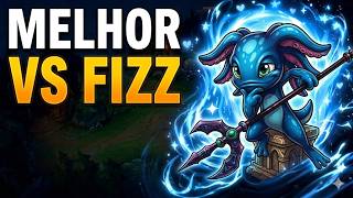 E O MELHOR CAMPEÃO CONTRA FIZZ É...