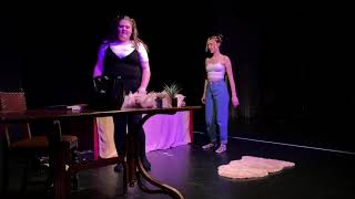Ellie and Jasmine performing a scene from ‘Like A Virgin’ by Gordon Steele