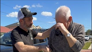 Jim’s 89 years old and I got to help him clean his overgrown yard. He got emotional at the end.